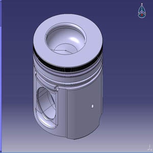 .Commencement of  Piston, Ring and Pin of ISOTTA  in Piston Iran Company