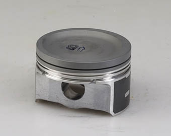 Anodized piston