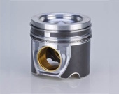 Piston with pin boss bush